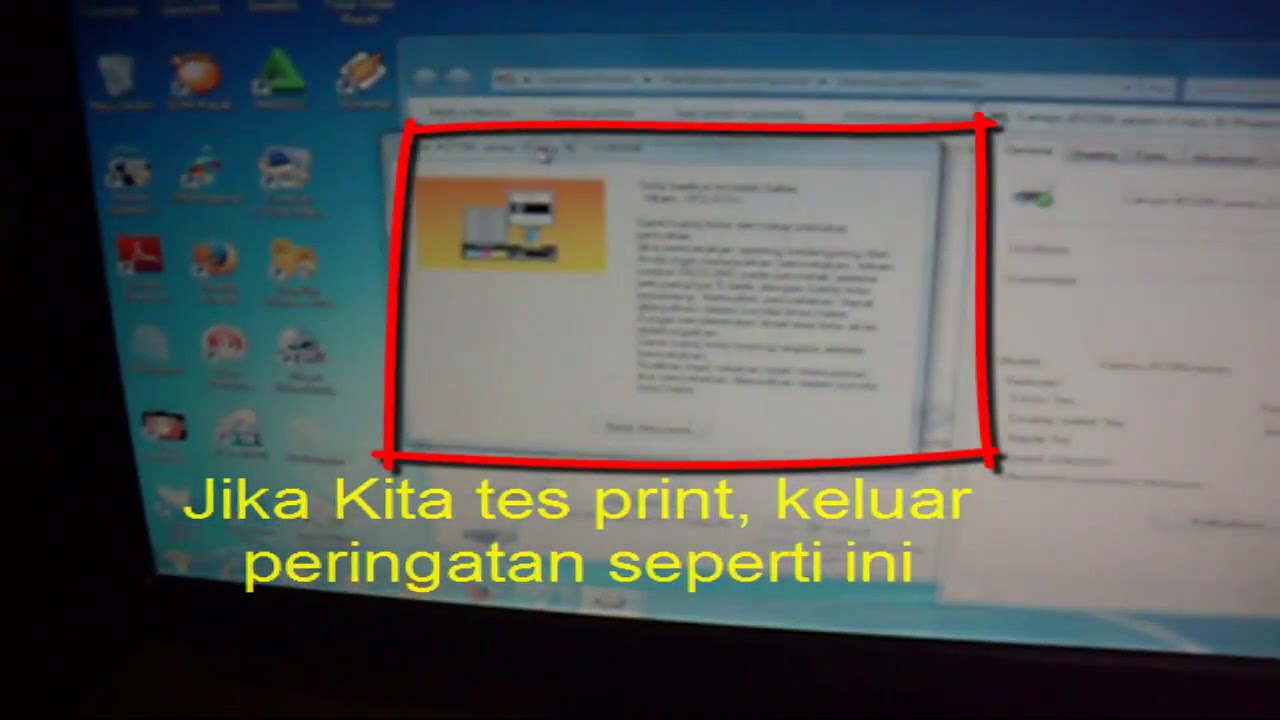 penyebab printer canon ip2770 not responding